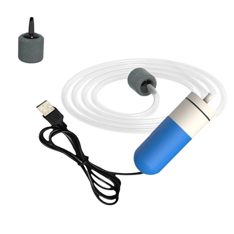 High Efficiency Aquariums Aerator Battery Waterproofed Outdoor Fishing Aerator for Aquariums Pond Travel