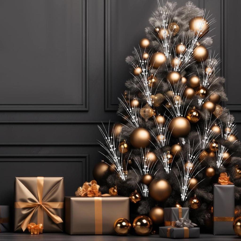 1/3 Stück Künstlicher Beerenstrauß 40CM Kunstpflanze Weihnachtsbaumdekoration für Zuhause Zimmer Vasendeko Neujahrsornamente Zubehör