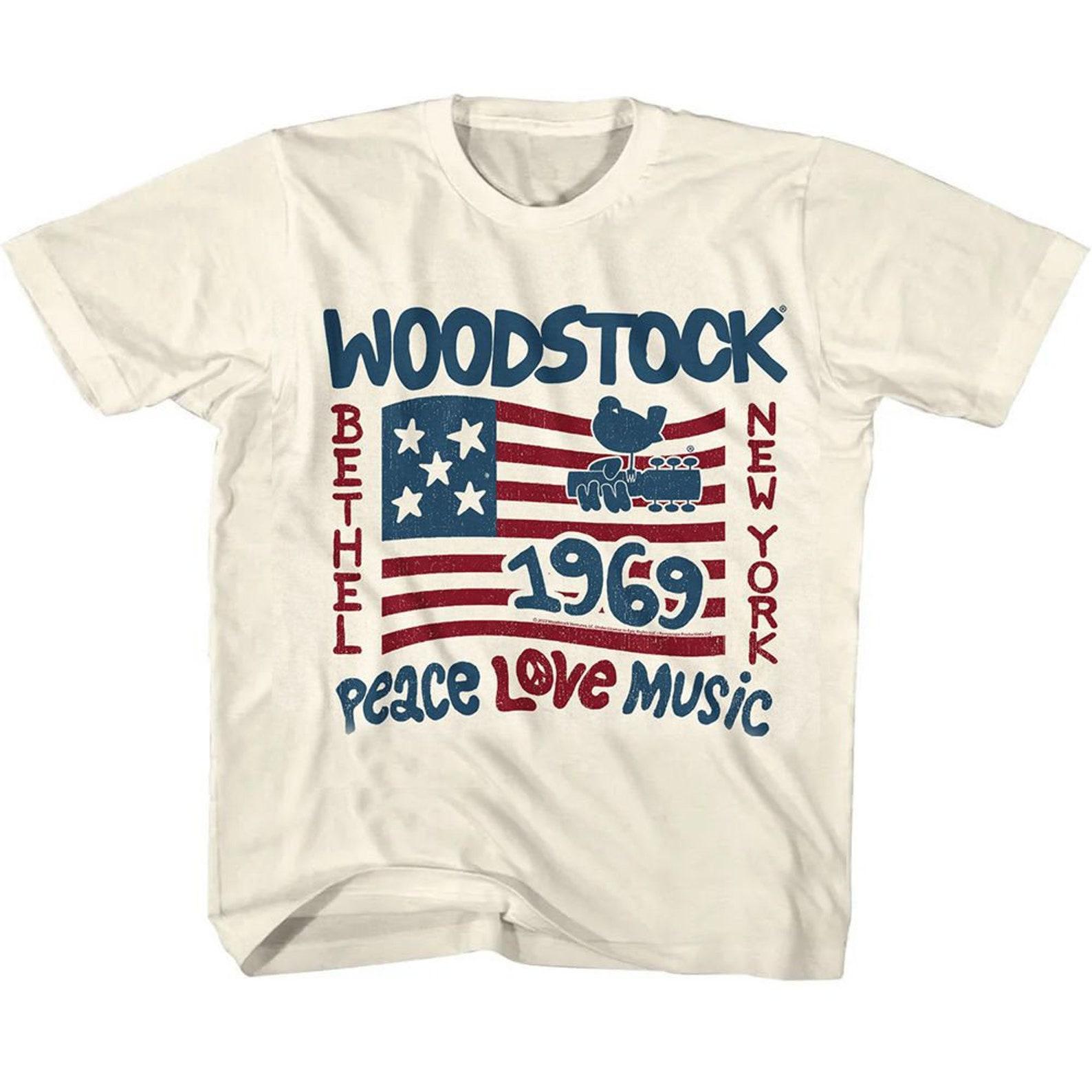Woodstock Bethel NY Natural Youth T-Shirt 3XL