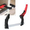 One Handed Woodworking Clamp Ratchet Mechanism Bar Clamp Durable F Clamp  Woodworking