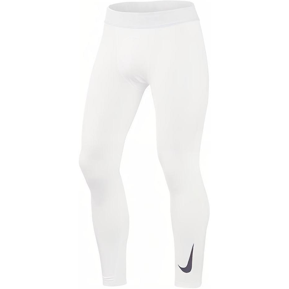

Nike Quick-Dry Breathable Compression Fitness Pants Men Bottoms White CZ4283-100