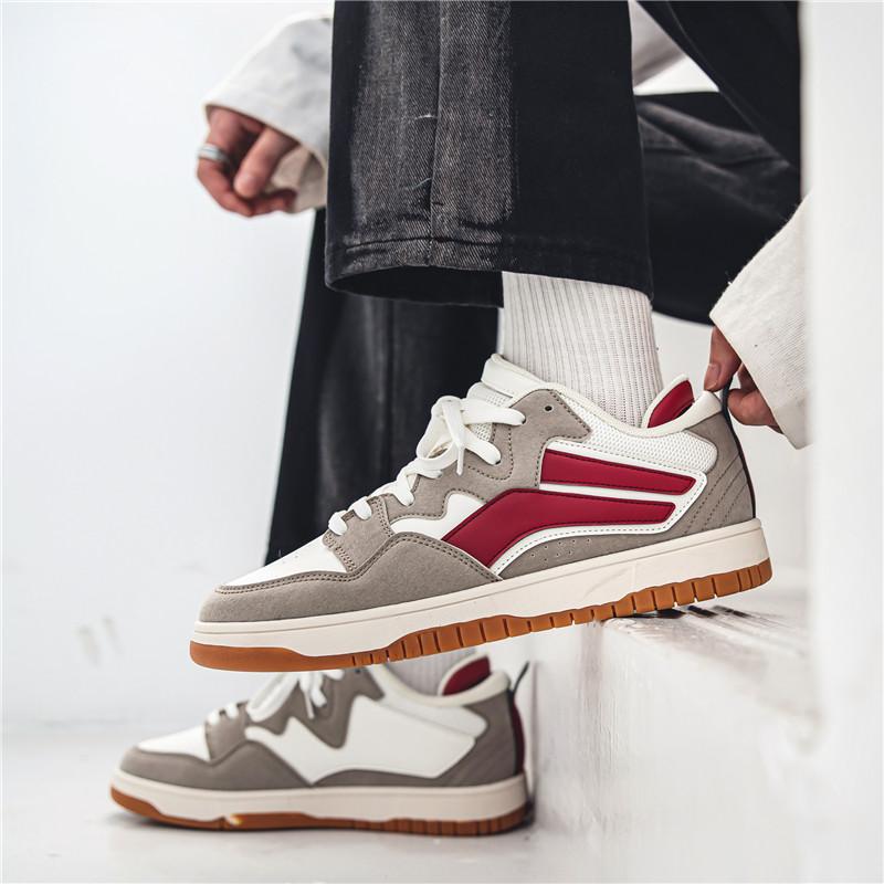 Fashion 2024 Autumn Winter Low Top Casual Breathable Trend Board Shoes Unisex Sports Skateboarding Shoes Fashion Vulcanized Shoes men