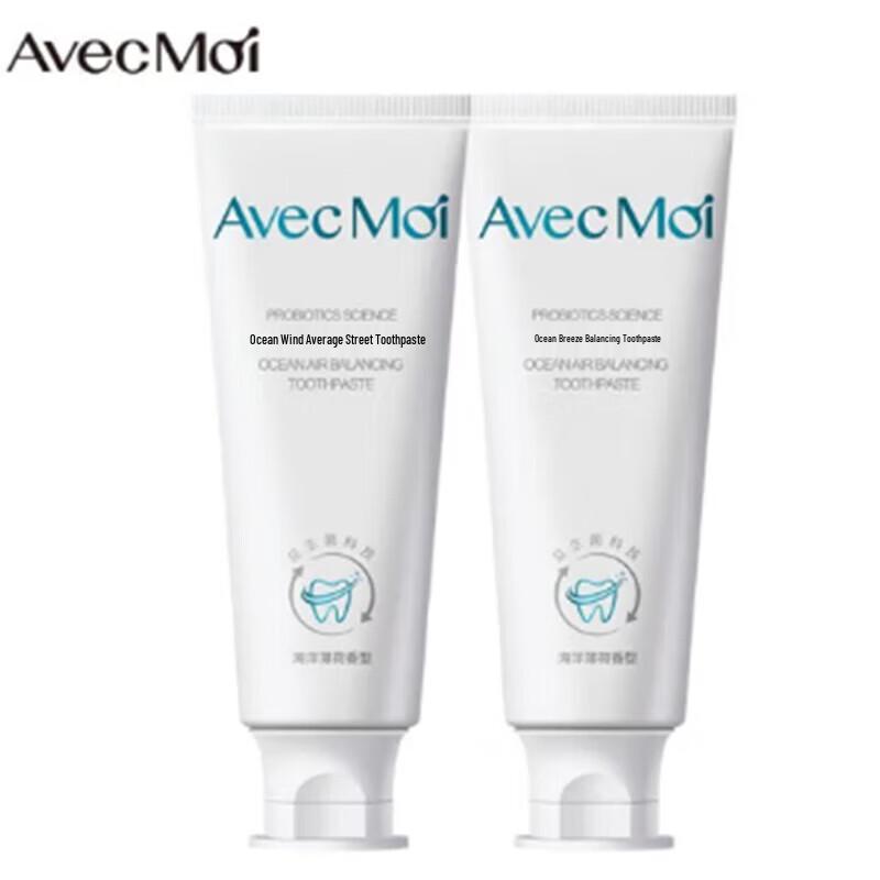 Avec Moi Ocean Wind Probiotic Toothpaste 2-Pack