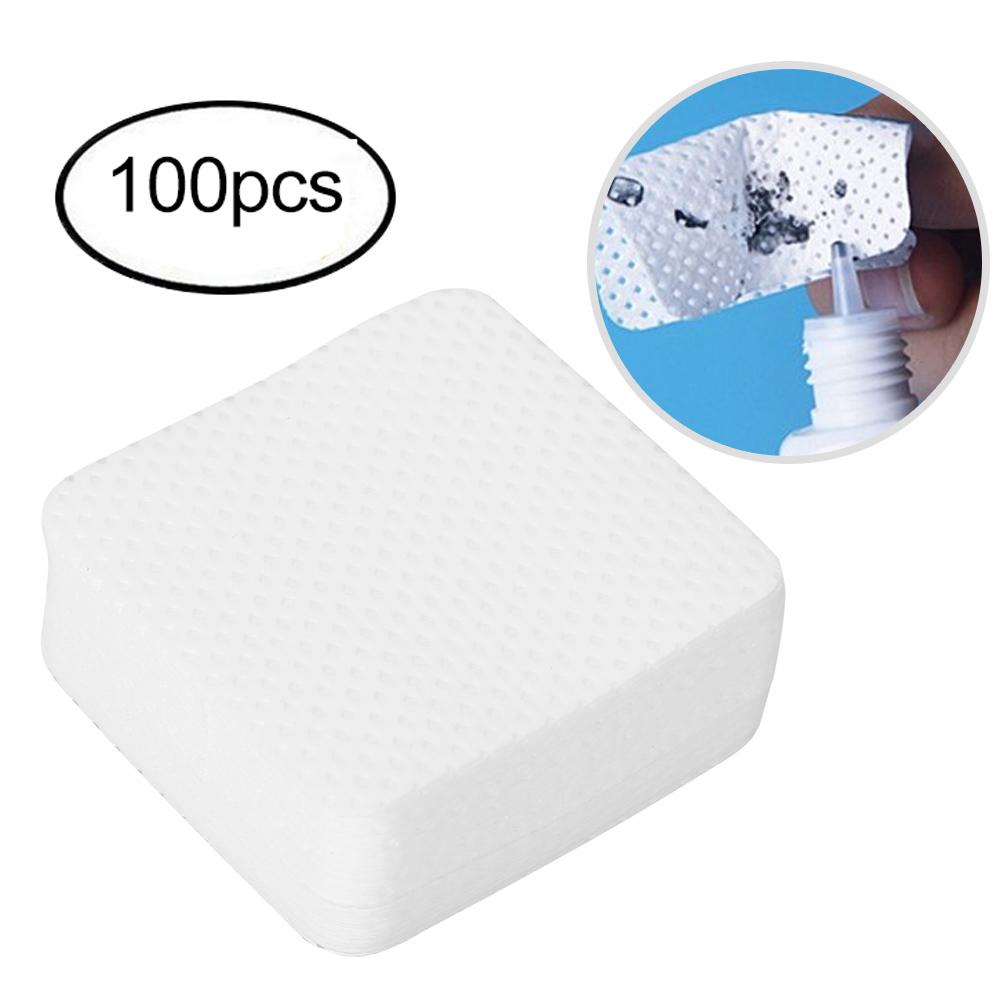 Eyelash Grafting Tool Glue Remove Cotton Pad Glue Bottle Mouth Wipe Glue Removal