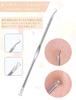 Restars Blackhead Hair Acne Antibacterial Stainless Steel Pore Care Blackhead Strawberry Nose Storage Case Set Remover, Tweezers, Remover, Kit,