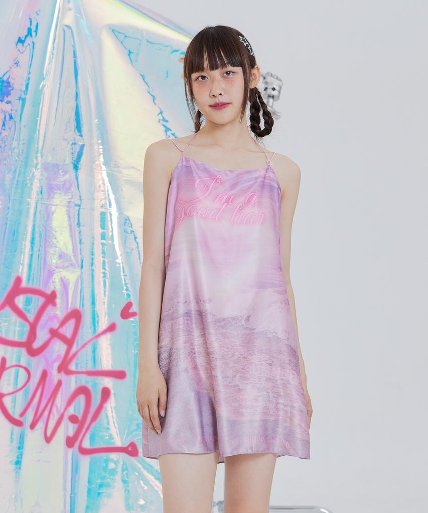 UNUSUALNORMAL Inez Mini Dress_Pink