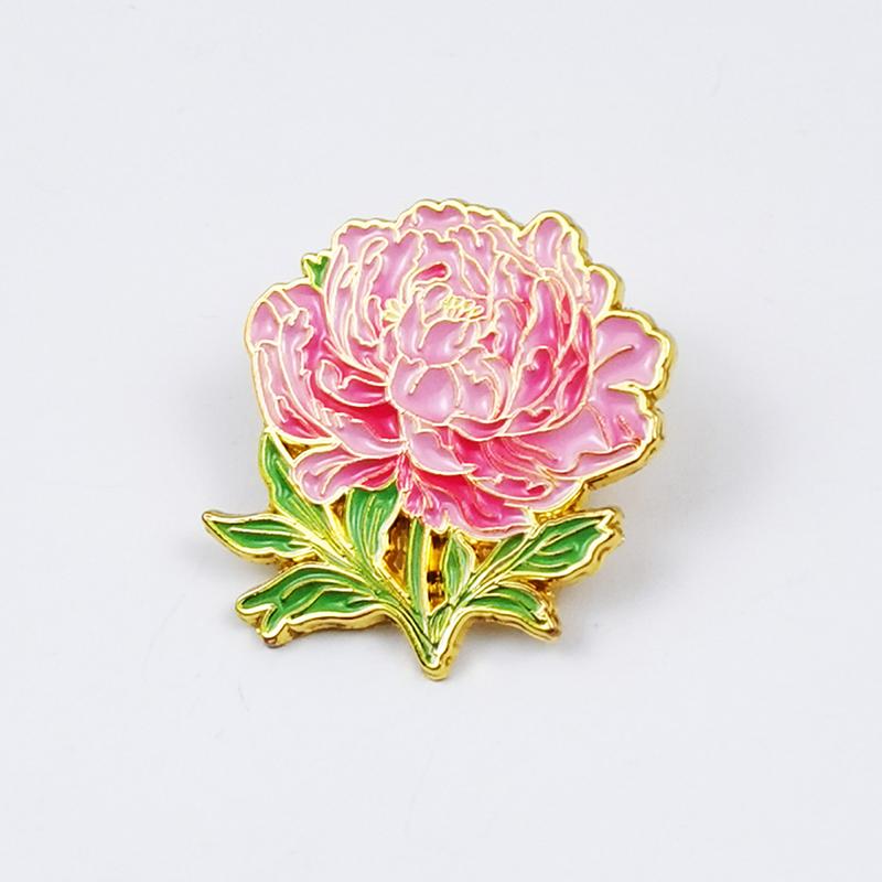 Lovely Flowers Pins For Women Girl'S Clothes Backpack Brooch Pin Plants Badge Gifts