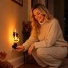 Halloween Pumpkin and Night Light for Seasonal Home Decor
