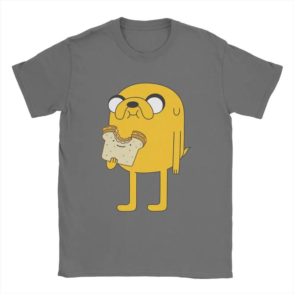 Humorous Jake The Dog Sandwich T-Shirt Men Round Neck Cotton T Shirts Short Sleeve Tee Shirt Gift Idea Clothing