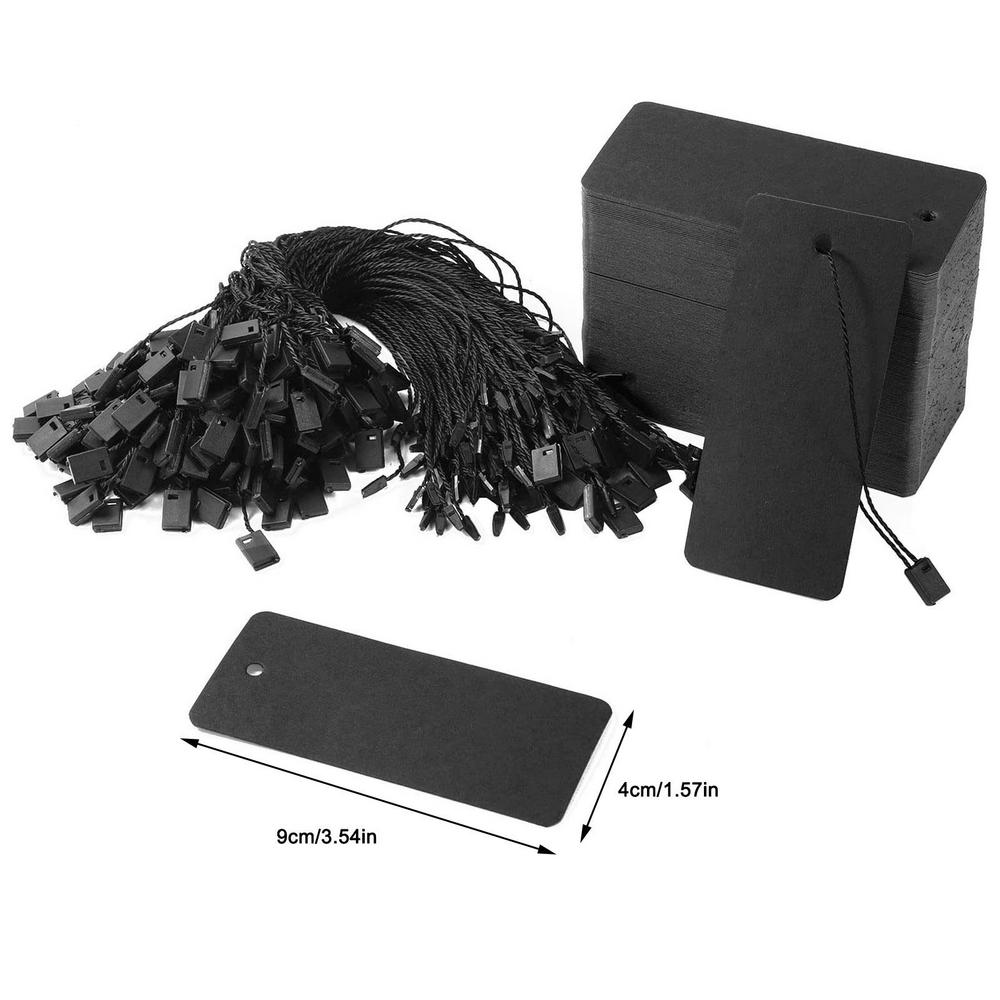 Prices Tags With String Attached 200X Blank Writable Cardstock Paper Marking Merchandise Strung Prices Labels String Jewelry