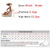 Moda Liyke Moda Sandali Zeppa Estivi con Lacci Donna Punta Aperta Corda di Paglia Intrecciata Piattaforma Fondo Spesso Tacchi Alti Scarpe Eleganti da Donna