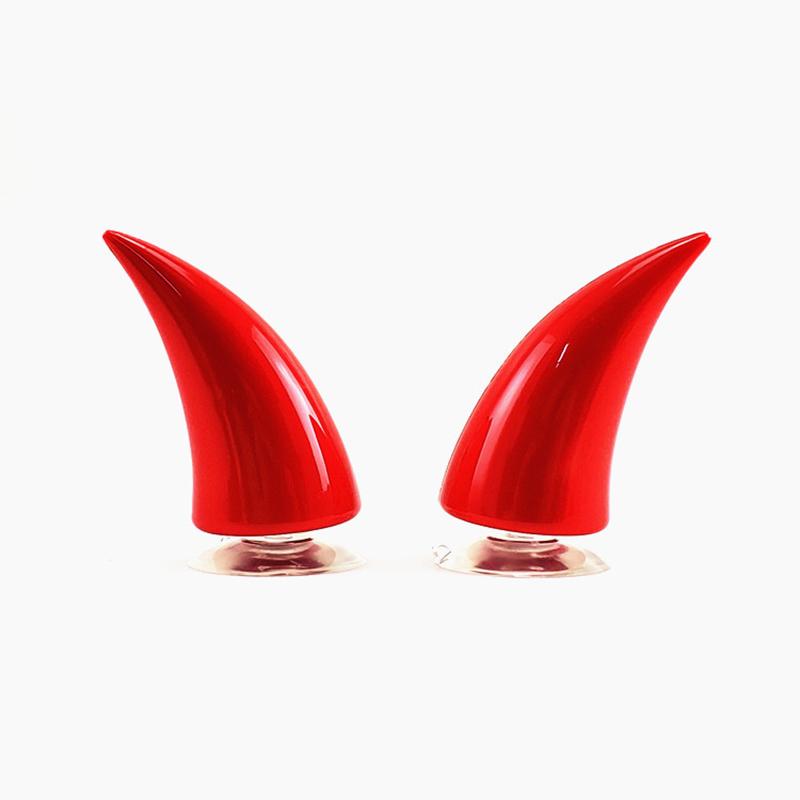 Akcesoria do stylizacji samochodów Kask Diabeł Róg Kolorowy Samochód Motocykl Kask Diabeł Róg Uniwersalny Kask Dekoracja Trwała