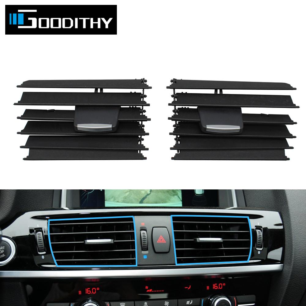 

Автомобильный передний средний кондиционер, центральная вентиляционная решетка переменного тока, выходной зажим, ремонтный комплект для BMW X3 X4 F25 F26