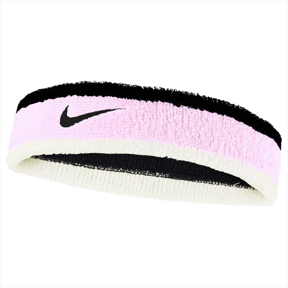 

NIKE Swoosh Headband Pink Foam/Coconut Milk/White BN2091-641