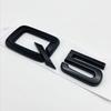 3D ABS Numbers Letters Q2 Q3 Q4 Q5 Q6 Q7 Q8 Emblem for 111a Q series Car Fender Trunk Rear Logo Sticker Black Silvera111