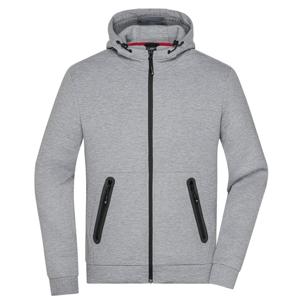 James and Nicholson Mens Hooded Jacket