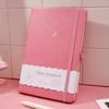 CAGIE Stylish A5 Hardcover Cute 8mm Classic Business x with Pen Pink Notebook, Ruled, Notebook, Journal, Notebook, 14.5cm 21cm, Holder,
