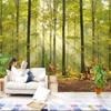 Photo Wall Paper Natural Morning Sunlight Woods Deer Wallpaper Walls Mural Animal Wall Paper Home Decor