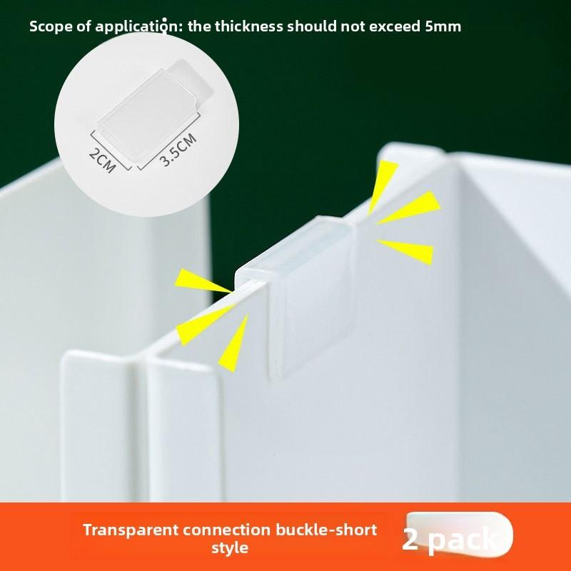 

Офисное хранение файлов с прозрачными пластиковыми самоклеящимися крючками для легкой организации 3.5cm