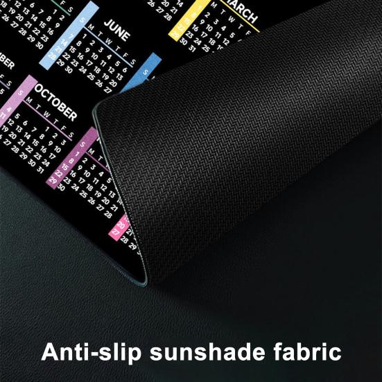 2026 Calendar Mouse Pad Rectangle Waterproof Home Office Gaming Computer Laptop Mousepad Desk Mat with Non-slip Rubber Base PC Accessories