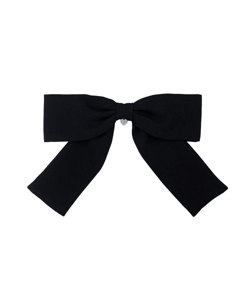 Vvv Princess King Ribbon Hairpin _ Black