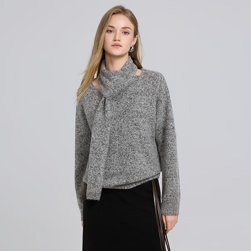 

Shetu Soft Knit Business Collar Pullover Sweater One Size