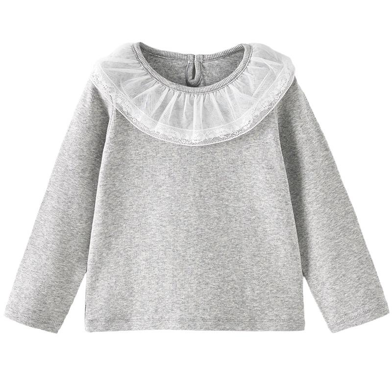 

Tongtai Girls Lace Collar Knit Baselayer Top 110CM