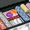 300-Piece Poker Chips Set, Poker Set with Mat, Chips, Two Card Decks, Dealer, Five Dices