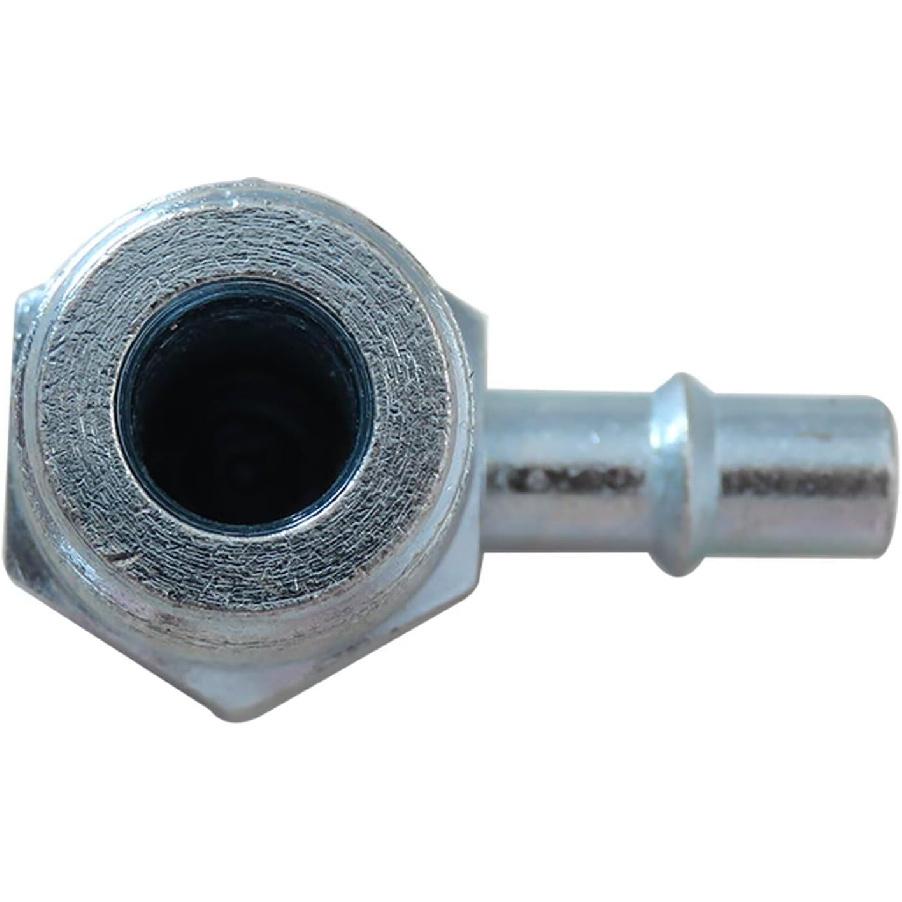 2024 New Upgraded Intake Manifold Vacuum Fitting 90 ° 3/8in NPT 1/4in Nipple Steel