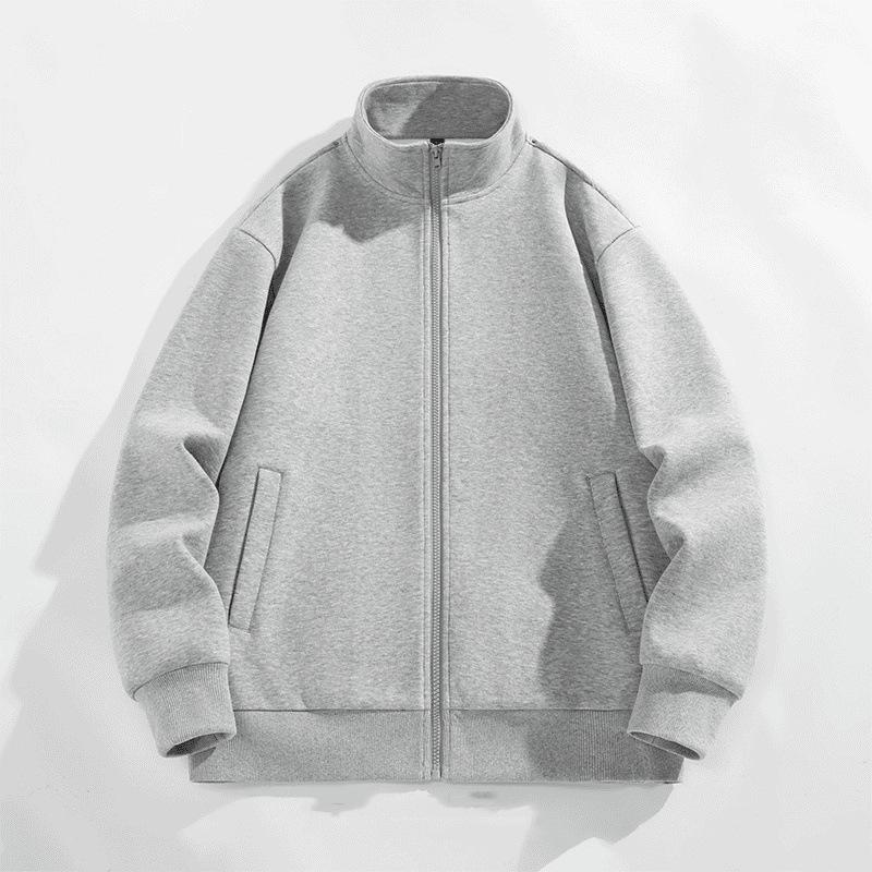 Men’s Trendy American Brand Heavyweight Zipper Hoodie - Spring/Autumn Season
