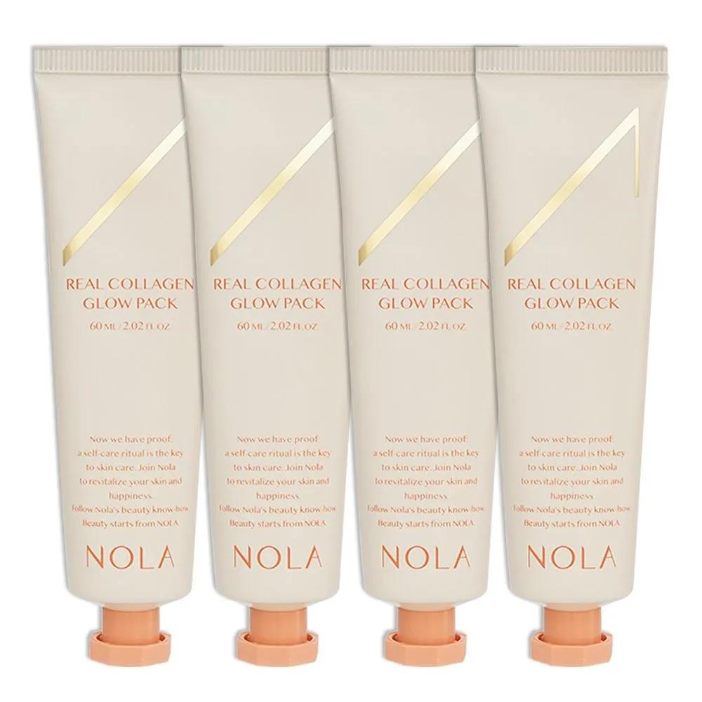 NOLA Real Glow Collagen Water Glow Lifting Pack 60ml (4 Pieces)
