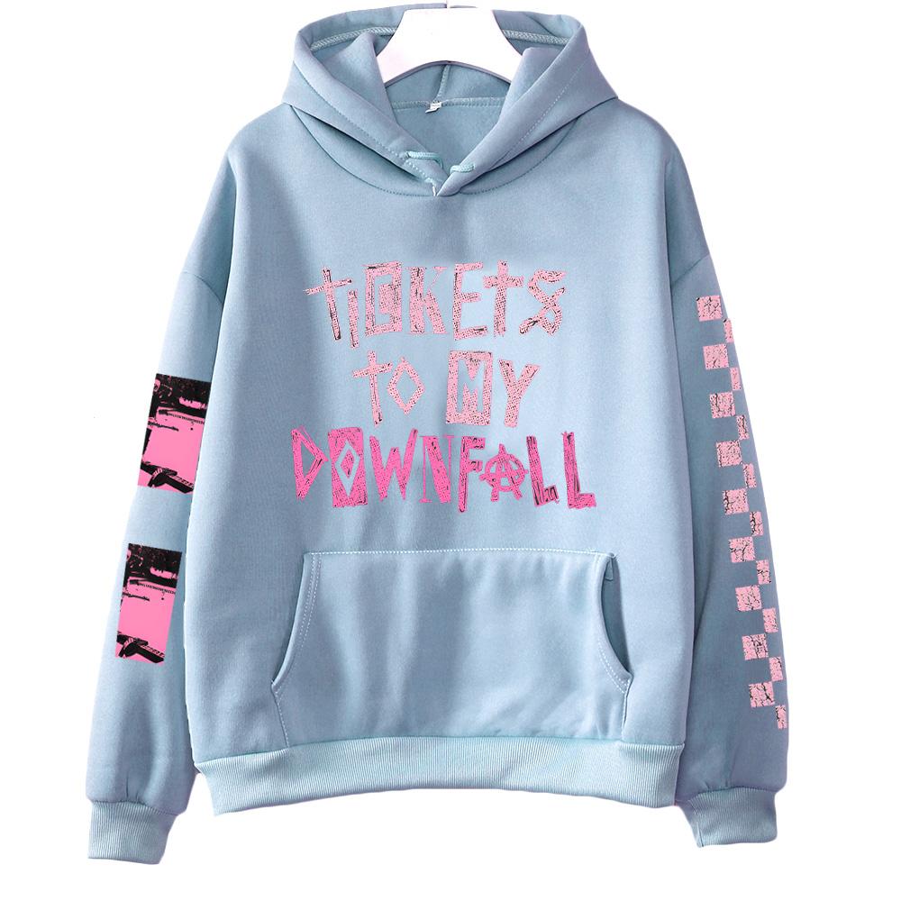 Tickets Anniversary Hoodie Rapper Mgk Sweatshirt Harajuku Hip Hop Pullover Tops Sweatshirts Fans Gift Clothes Unisex High Street