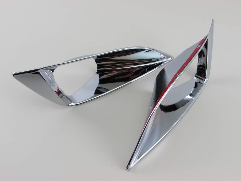 BRIGHTZ Chrome Fog Light Covers for Honda Noah R85 Part 28624 80/85 (Late Model) [FOG-COV-273] (ZRR80G, ZRR85G, ZWR80G, ZRR, ZWR, ZRR80, ZRR85, ZWR80,