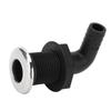 3 4in Thru Hull Fitting Nylon Leakproof High Toughness Thru Hull Hose Connection for Boat Marine 90 Degree Elbow