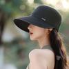 New Hat Women's Summer Breathable Straw Hat Simple Sunscreen Sun Hat Foreign Style Sun Hat