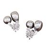 Butterfly Shaped Rhinestones Earphone Decorations Sweat Resistant Coppers Alloy Universal for Sports Enthusiasts and Fas