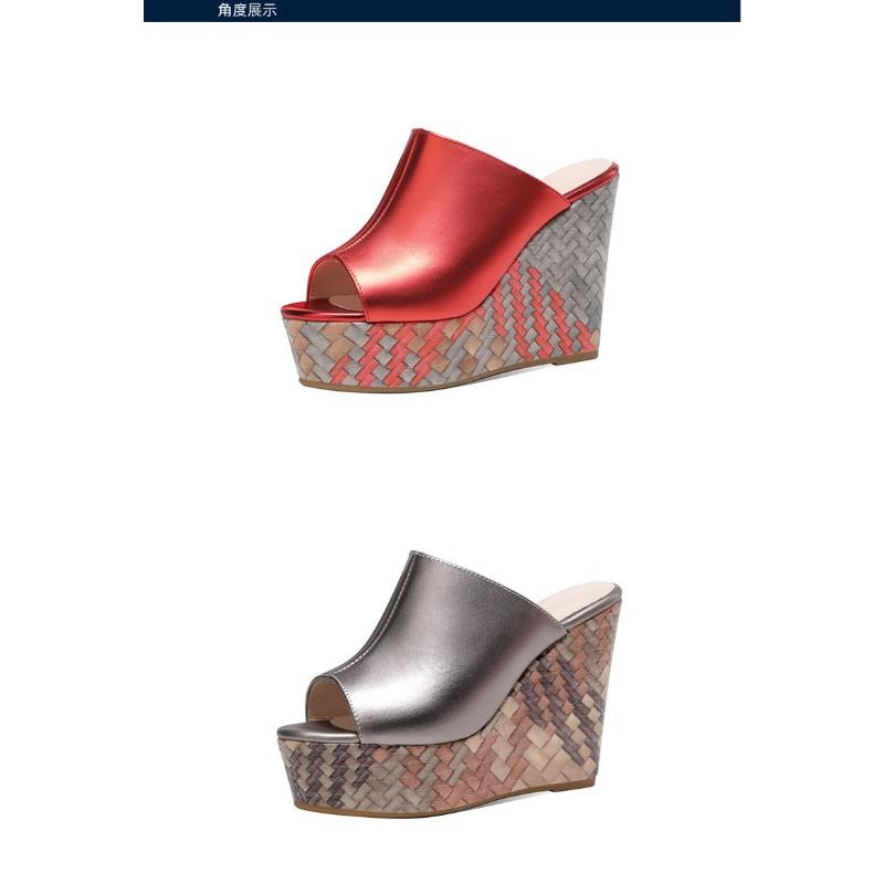 Platform Sandals for Women - Outdoor Wear Thick Sole, Plus Size 2025 Summer New Arrival Wedge Heel Strappy Sandals