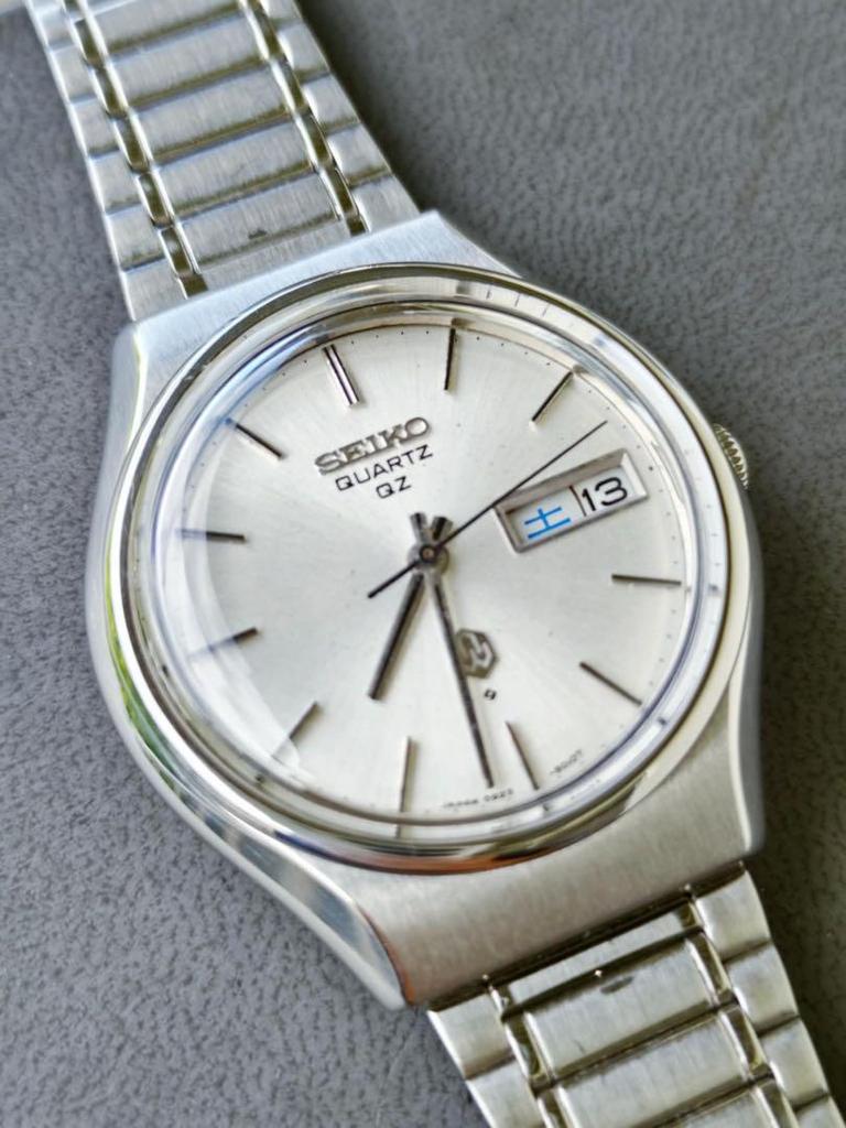 [USED] (Rare Model) Seiko QZ Beautiful Product Scratch-Free Glass 1975