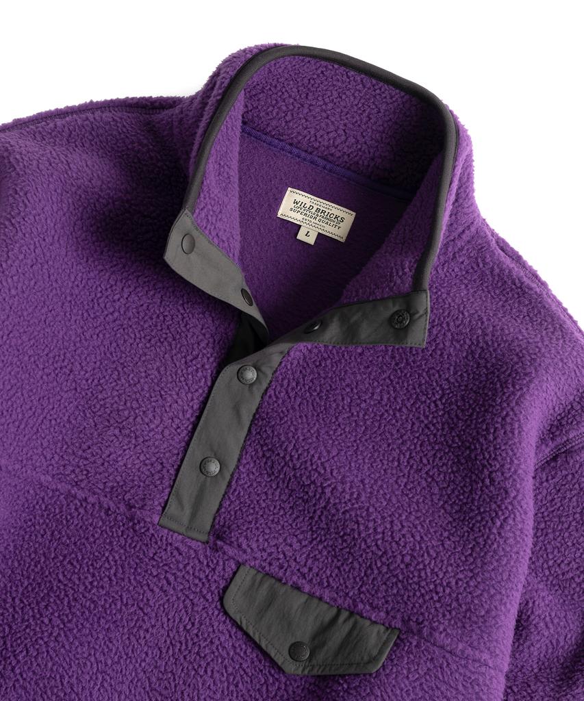 Wild Bricks Wb Fleece Pullover (Purple)