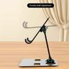 1pcs Universal All Aluminum Alloy Foldable Cell Phone Holder Metal Mobile Phone Stand Portable Folding Tablet Desktop Bracket