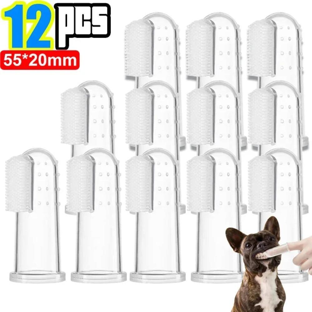 Teeth Cleaning For Dog Super Soft Finger Toothbrush Brush Clear Teeth Tool Cat Cleaning Pet Puppy Supplies Accessories
