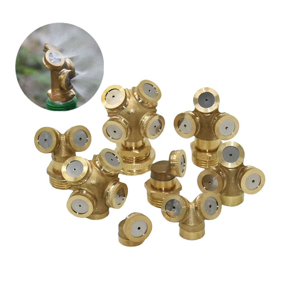 

4pcs Brass Water Sprinkler Misting Atomizing Spray New Garden Sprayer Nozzle Farm