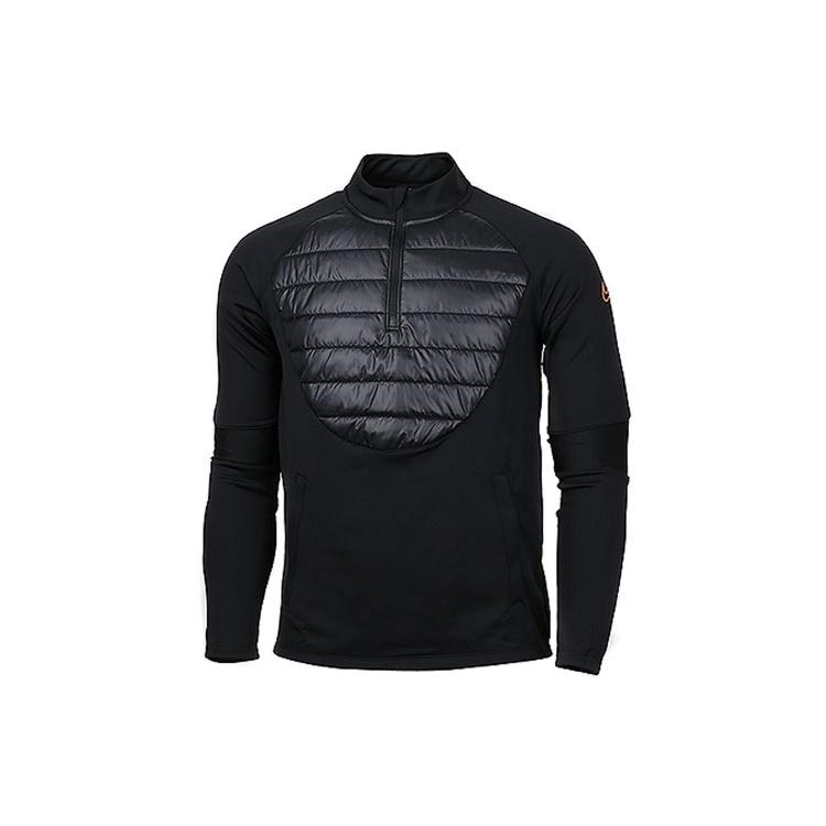Men s Nike Soccer/Football Training Solid Color Stand Collar Stay Warm Soccer/Football Jacket Black DC9169-010 XXL