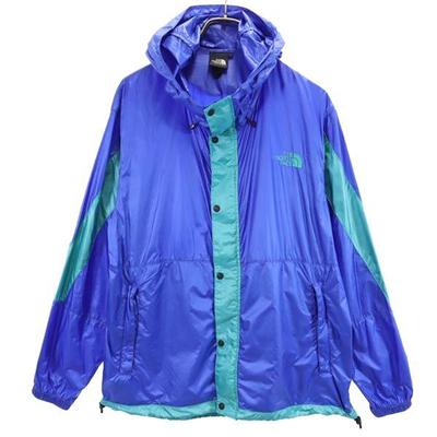 NP22033 Chaqueta de Nylon de Manga Larga M Logo Azul Exterior para Hombre Usada