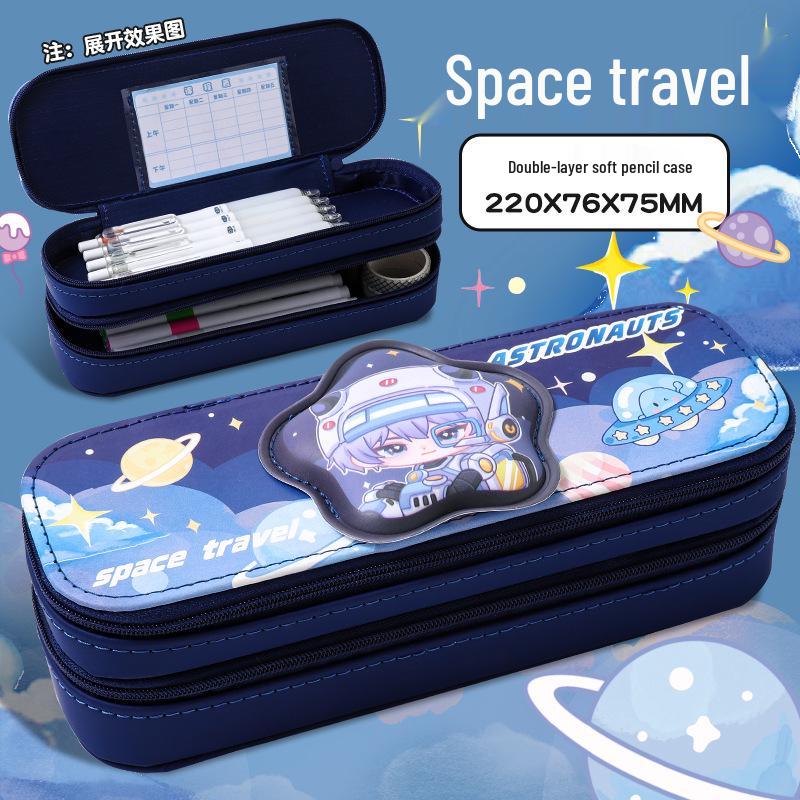 

Двухслойный пенал Kaba Panda Bear – Милый декомпрессионный канцелярский бокс для девочек