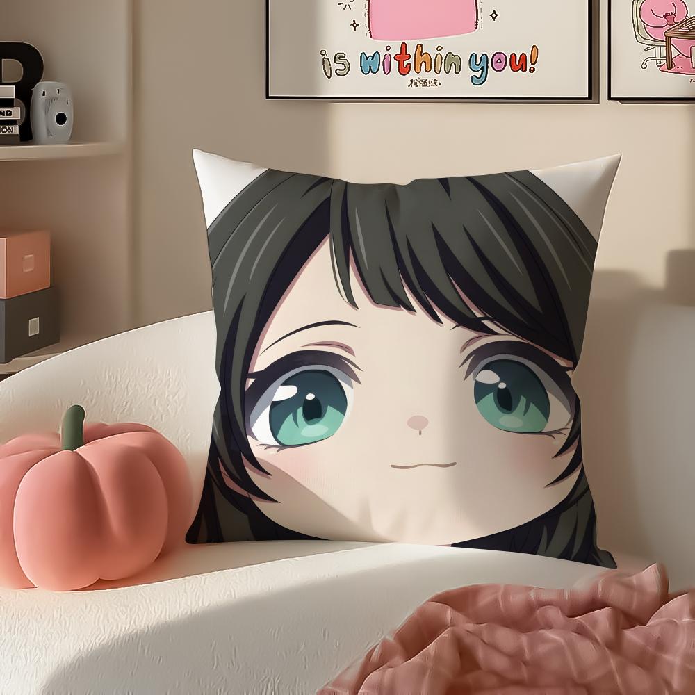 BBanG Dream Ave MMujica Cushion Cover Pillowcase Short Plush Invisible zipper Room Sofa Cushion Cover