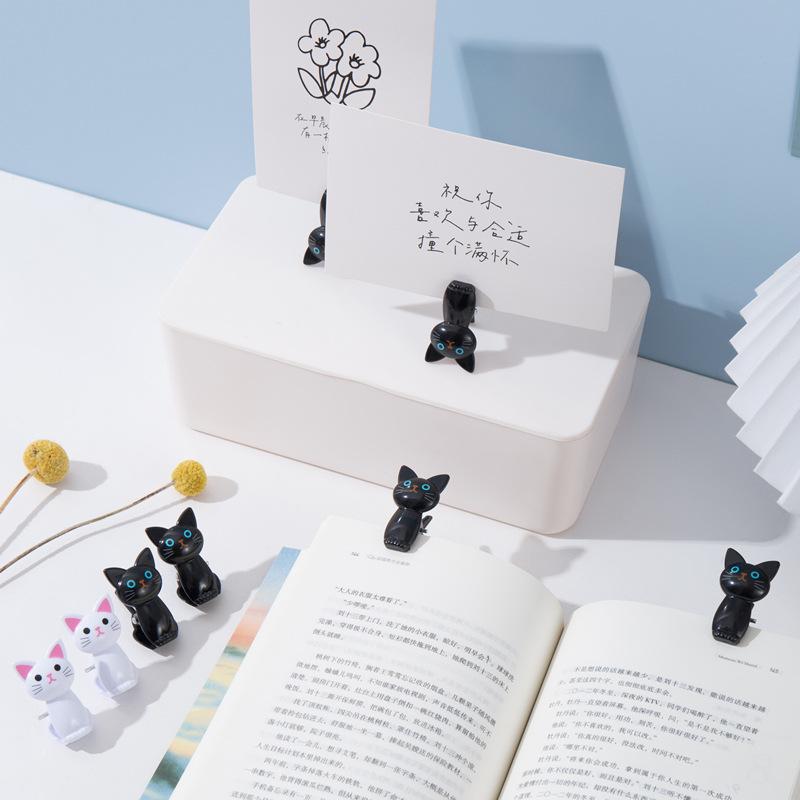 Cat-Shaped Desk Organizer Clip