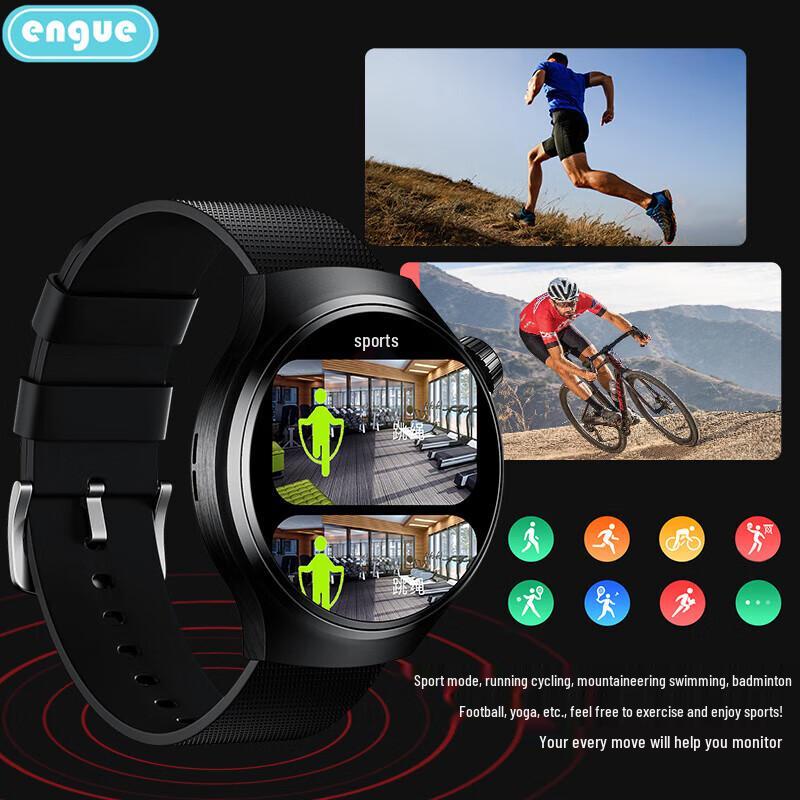 ENGUE EG-T12B Full Touch Smart Sports Watch (CN version)