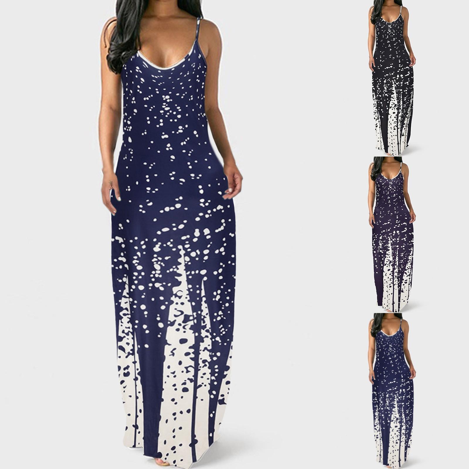 

Элегантное женское вечернее платье больших размеров, летнее модное длинное платье с подтяжками