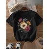 European sizes Summer Floral Short Sleeve